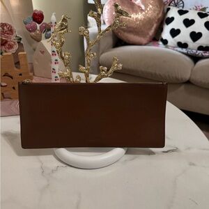 Coach Long Slim Leather Zip Pouch